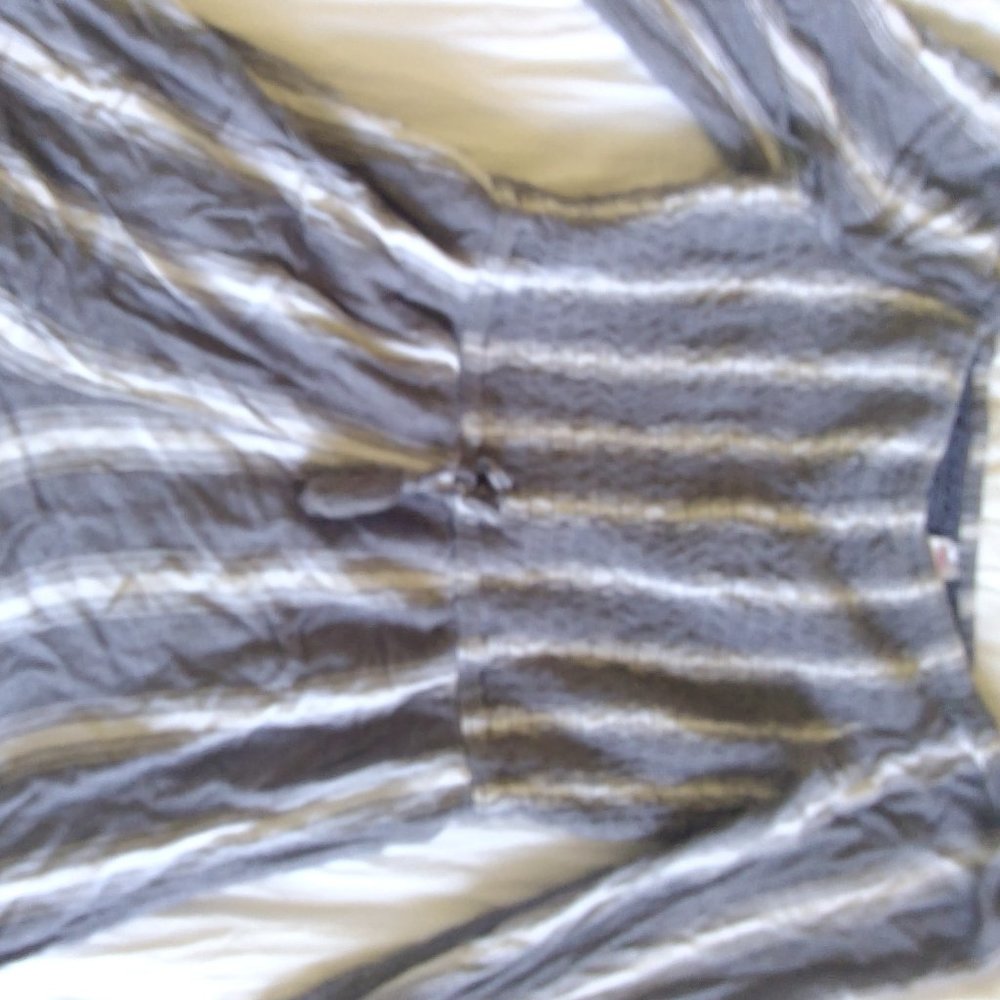 Justice Romper Girls Size 12 Blue & White Stripe